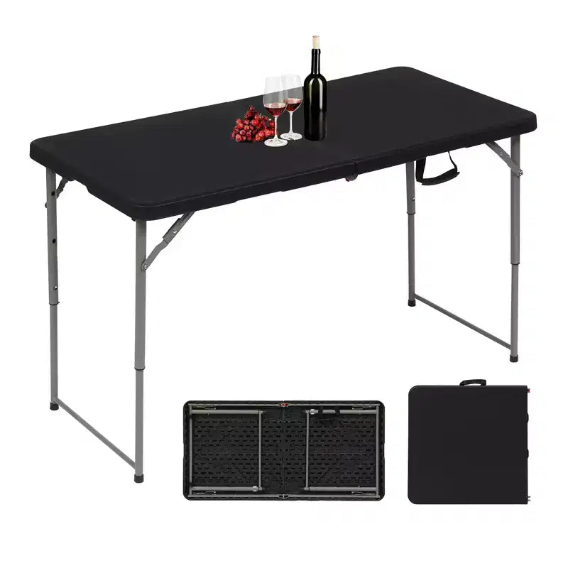 SUGIFT Portable Plastic Folding Tables for Home Garden Office Indoor Outdoor