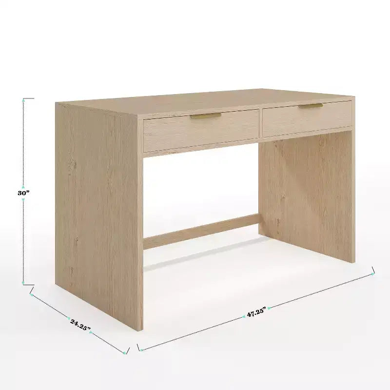 Bureau 2 tiroirs