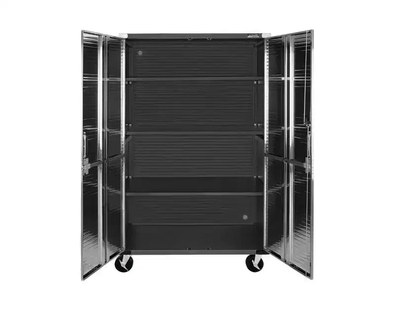 Armoire de rangement à roulettes, 48 x 18 x 72