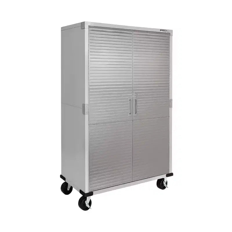 Seville Classics UltraHD Rolling Storage Cabinet, 48 x 18 x 72