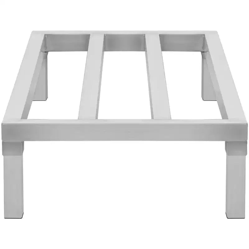 VEVOR Aluminum Dunnage Rack, 48 x 20 Commercial Food Floor Rack, 8 Off the Floor, 1800 lbs Capacity All-Welded Aluminum Storage Rack