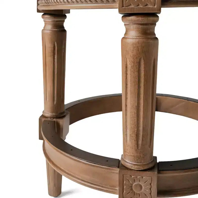 Tabourets de bar sans dossier pivotants à hauteur de comptoir avec tissu