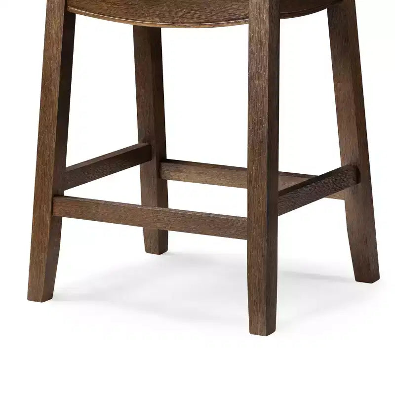 Tabouret de comptoir sans dossier en similicuir 26
