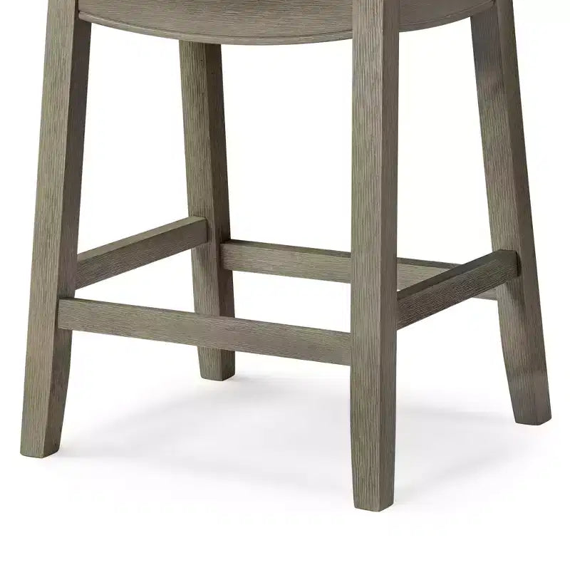 Tabouret de comptoir sans dossier en similicuir 26