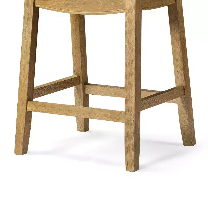 Tabouret de comptoir sans dossier en similicuir 26