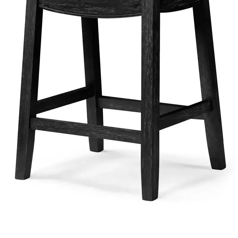 Tabouret de comptoir sans dossier en similicuir 26