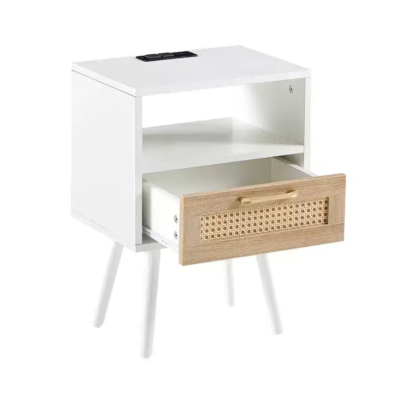 Tiroirs de rangement décoratifs modernes avec ports USB