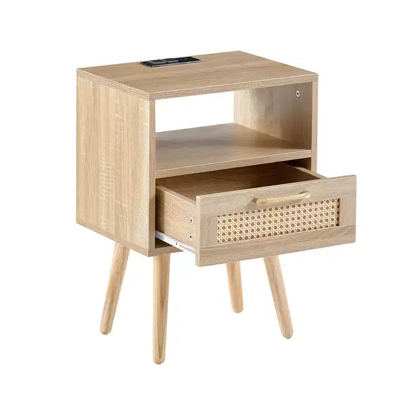 Tiroirs de rangement décoratifs modernes avec ports USB