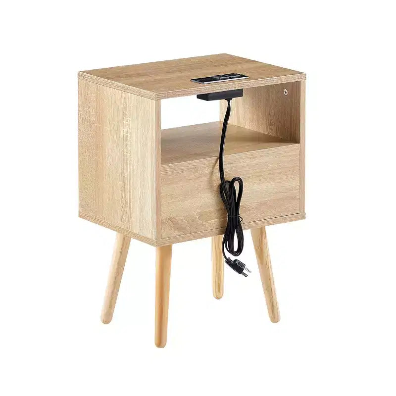 Tiroirs de rangement décoratifs modernes avec ports USB