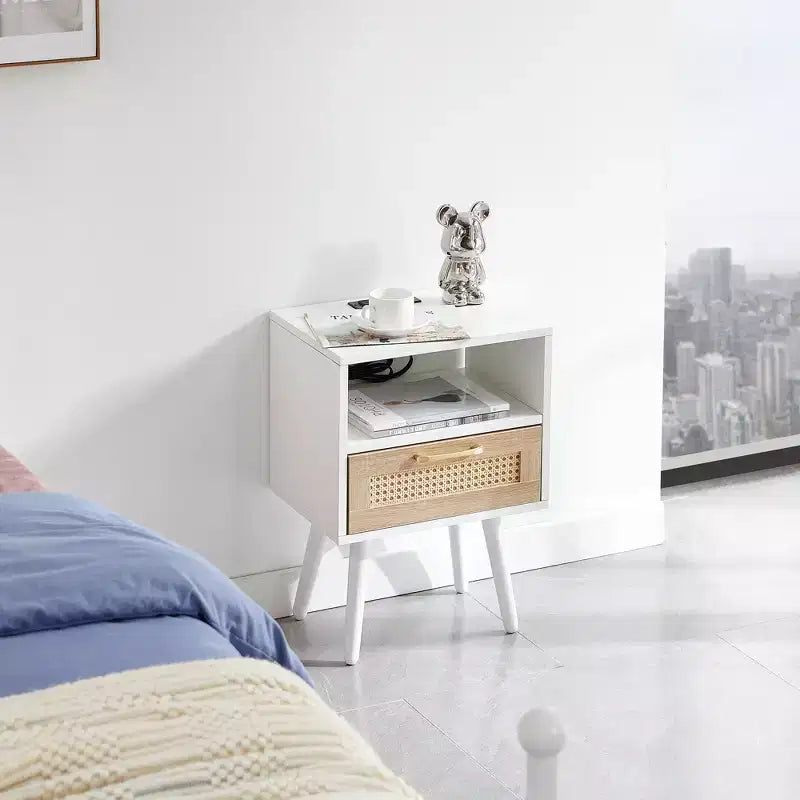 Tiroirs de rangement décoratifs modernes avec ports USB