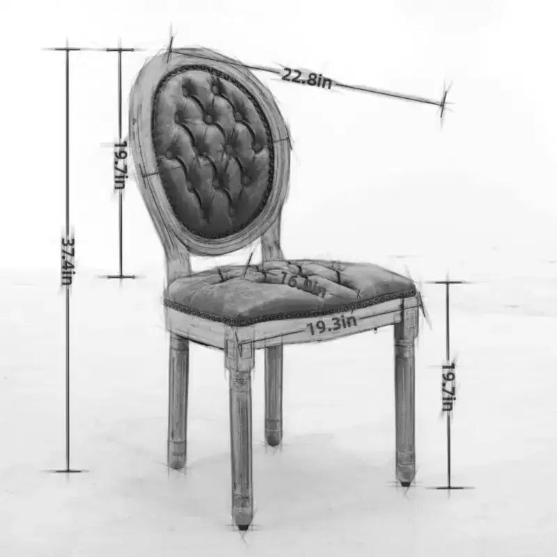 Chaises de salle à manger modernes Chaises de cuisine et de salle à manger de style Mid-Century avec dossier