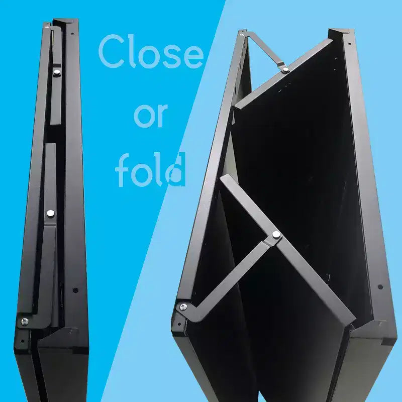 Meuble de rangement pliant en métal, Classeur avec portes verrouillables, étagère réglable, Noir
