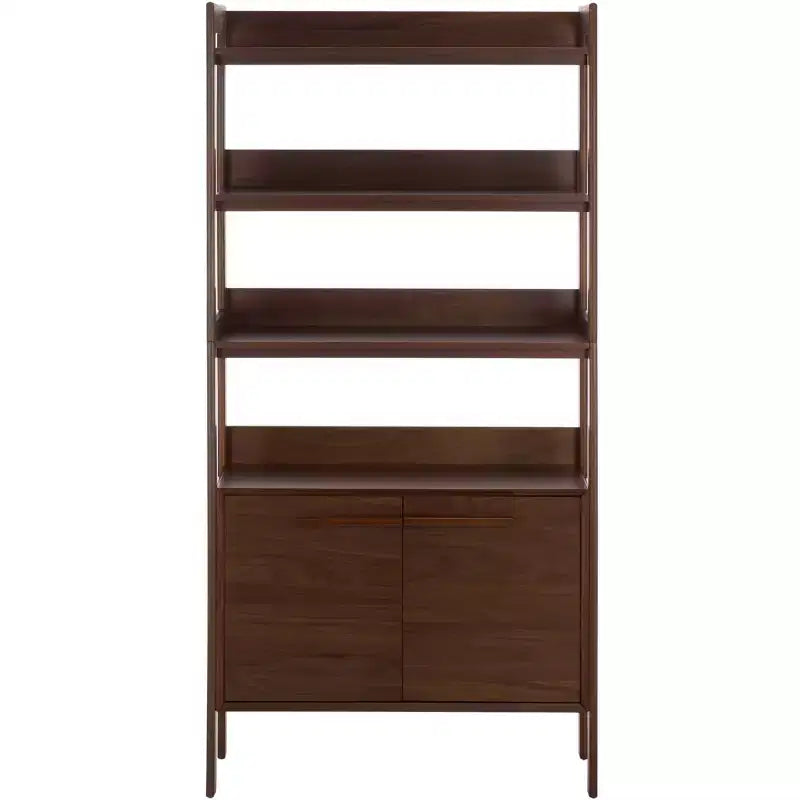 Donna 5 Shelf Bookshelf - Walnut - SEI