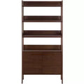 Donna 5 Shelf Bookshelf - Walnut - SEI