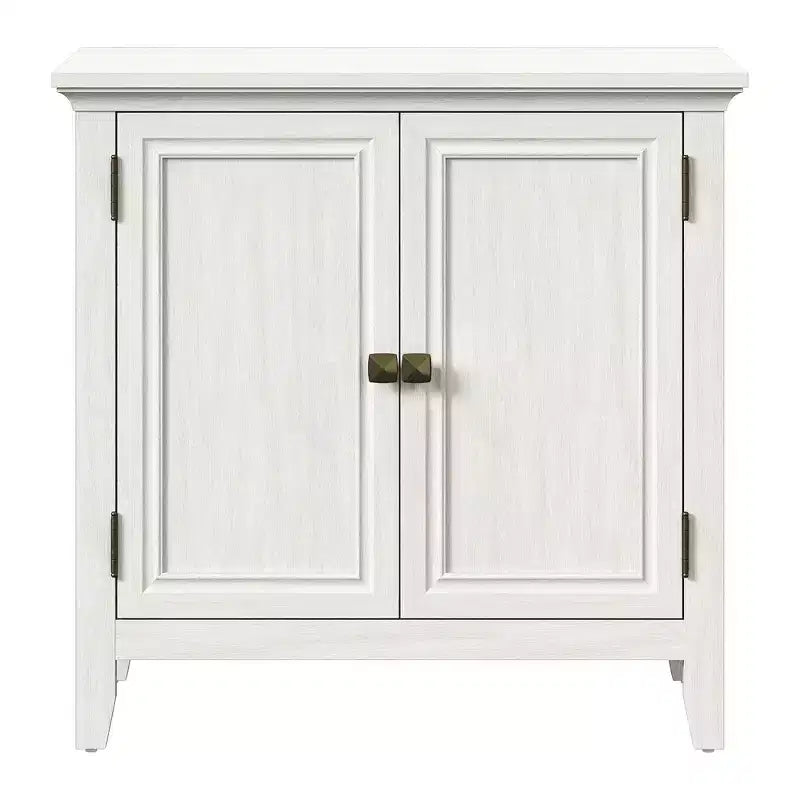 Buffet de cuisine avec portes, étagères réglables, blanc