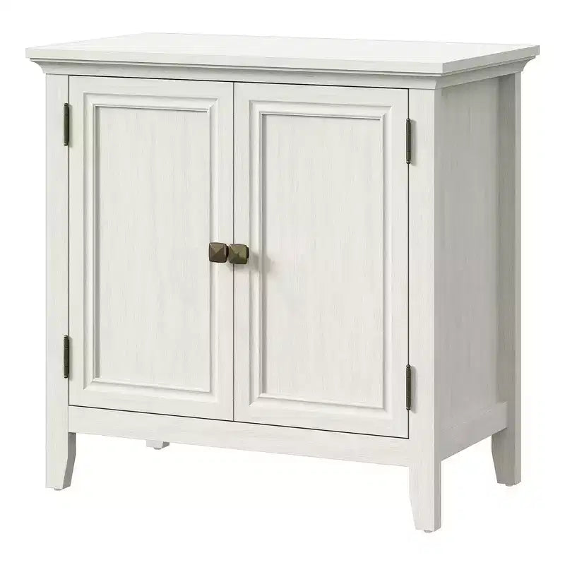 Buffet de cuisine avec portes, étagères réglables, blanc