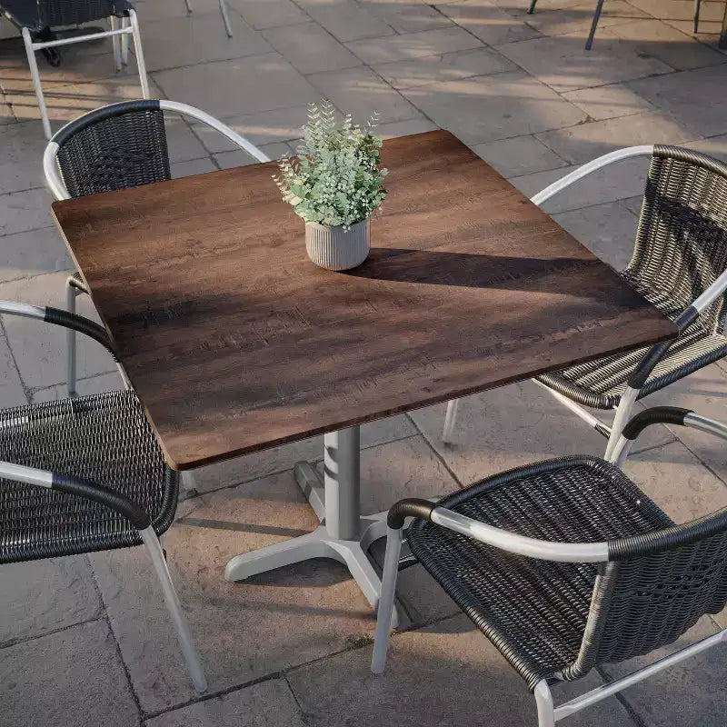 Plateau enveloppé, Bord sans joint, Résistant aux rayures et aux taches, Qualité commerciale