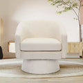 360 Swivel Accent Chair for Reading with Hidden Storage, Chenille Fabric Rotating Lounge Armchair for Living Room, Bedroom &amp; Home Office
