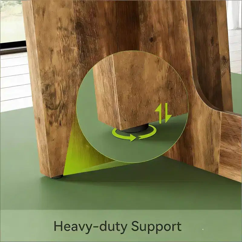 Table de conférence en bois industriel
